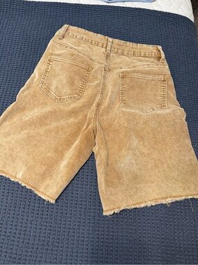 Polagram Washed Tan Brown Shorts